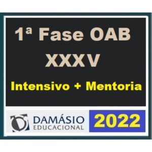 1ª Fase OAB XXXV (35) Intensivo + Mentoria (DAMÁSIO 2022) (Ordem dos Advogados do Brasil)