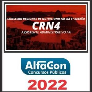 CRN4 (ASSISTENTE ADMINISTRATIVO) PÓS EDITAL – ALFACON 2022CRN4 (ASSISTENTE ADMINISTRATIVO) PÓS EDITAL – ALFACON 2022