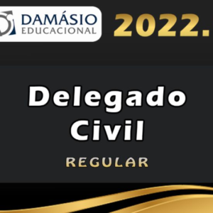 DPC – Delegado de Polícia Civil- Damasio 2022 – Regular - Rateio Delta Estados Extensivo Policia Civil