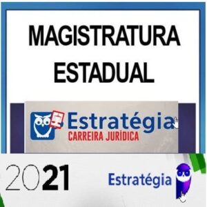 MAGISTRATURA ESTADUAL 2021 – ( REGULAR + ESTUDO ESTRATRATEGICO ) – ESTRATÉGIA - Fase Objetiva, Escrita e Oral [2021] ES (+brinde: curso 2020.2) - RATEIO JUIZ ESTADOS