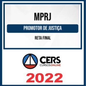 MP RJ (Promotor de Justiça) Pós Edital – Cers 2022