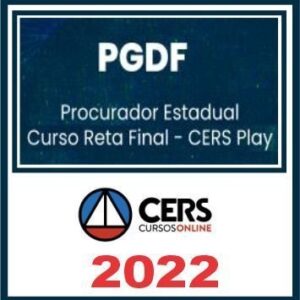 PGDF (Procurador) Reta Final – Cers 2022