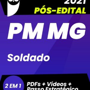 PM-MG Soldado 2021 Pós-Edital - ESTRATEGIA - RATEIO PMMG POLICIA MILITAR MINAS GERAIS POLICIAL