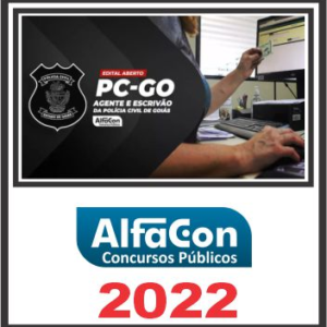 PC GO (AGENTE E ESCRIVÃO) PÓS EDITAL – ALFACON 2022 - Rateio Policia Civil Goias PCGO Policial Posedital