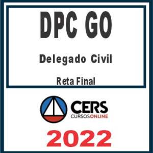 PC GO (Delegado) Reta Final – Cers 2022 - Rateio Policia Civil Goias Pos Edital PCGO Delta