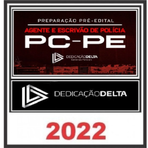 PC PE AGENTE E ESCRIVÃO DA POLÍCIA CIVIL DE PERNAMBUCO - DEDICAÇÃO DELTA - RATEIO PCPE POLICIA CIVIL PERNAMBUCO