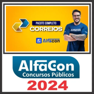 CORREIOS (Agente – Pacote Completo) – Pós Edital – Alfacon 2024