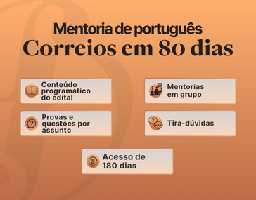 Mentoria de Português: Correios em 80 Dias
