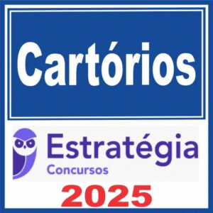 Cartórios (Curso Regular) Estratégia 2025 - Rateio Regular Todos Estados Cartorio