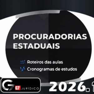 Procuradorias Estaduais- G7 2026 – Curso Anual Regular - Rateio PGE Procurador Todos Estados Regular